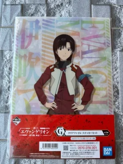 Best Ibuki Maya Neon Genesis Evangelion Plastficka Mapp A4 BANDAI Japan inkl Sticker Forretningsdrift