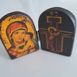 Cheap Ikon - liten stående gjord i trä Ikoner & Religiøse Genstande