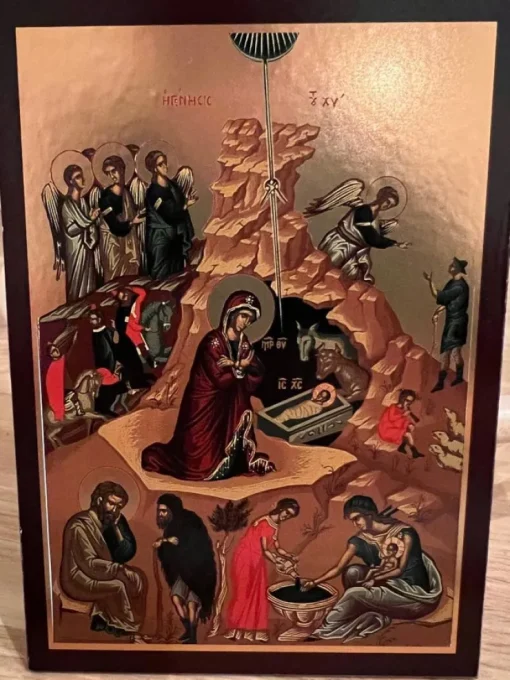 Sale Ikon på Jesus födelse Ikoner & Religiøse Genstande