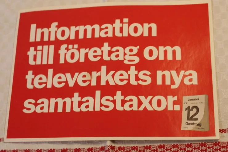 Tradera INFO. TELEVERKETS NYA SAMTALSTAXOR 1893> Technica & Nautica