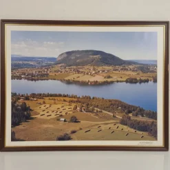 Tradera Inramat foto över Hoverberget - Lantmäteriet - Lars Bygdemark - Jämtland| Fotokunst