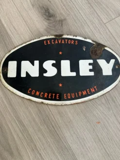 Tradera Insley Excavators & Concrete Equipment Skylt> Skilte