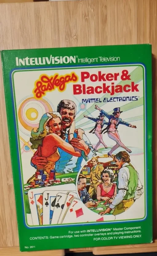 Tradera Intellivision - Poker & Blackjack> Retro-videospil Og Pocket-spil
