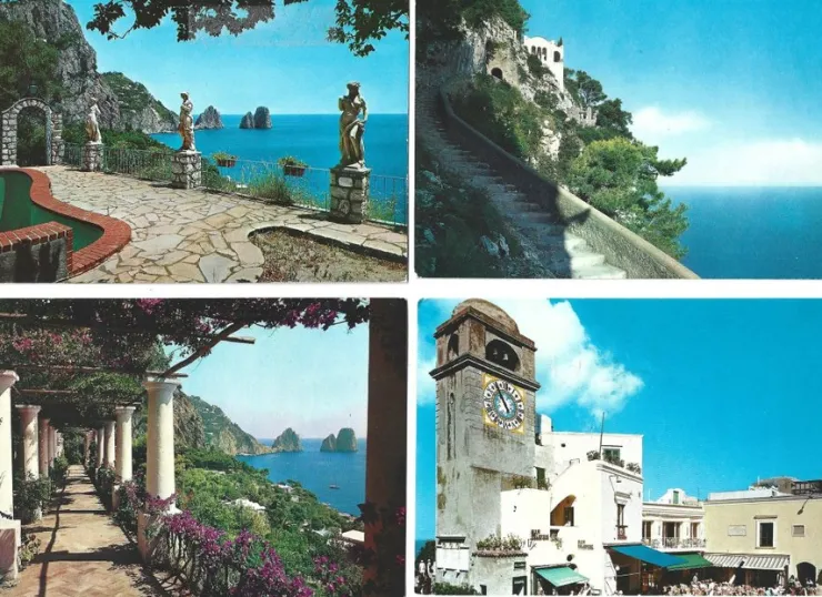 Tradera Italien. 20 fina kort från Capri. (2)| Verden Undtagen De Nordiske Lande