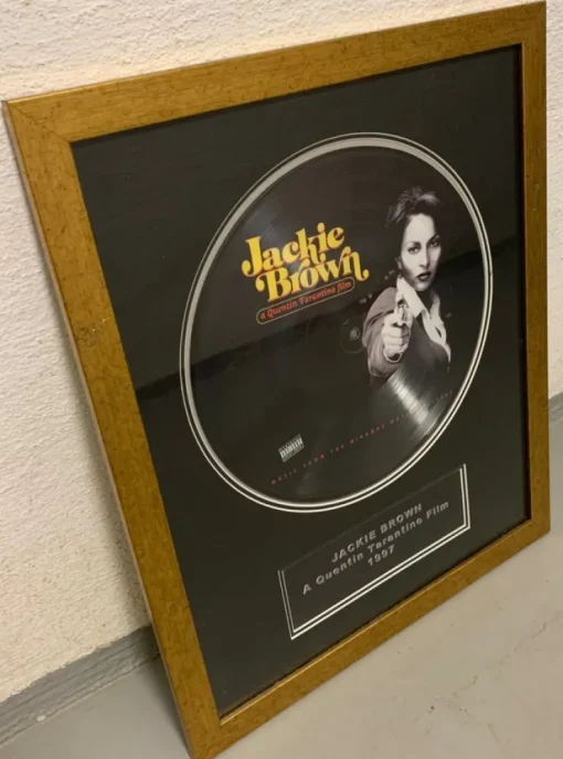 Tradera Jackie Brown (Quentin Tarantino) inramad Picture Disc LP> Musikmemorabilia