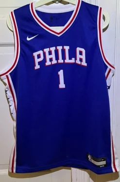 Tradera James Harden Philadelphia sixers NBA Jersey XL> Basket