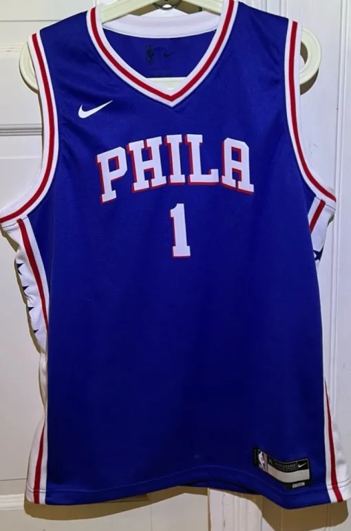 Tradera James Harden Philadelphia sixers NBA Jersey XL> Basket