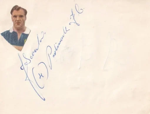 Tradera Jimmy Scoular - Portsmouth FC - Fotboll| Autografer