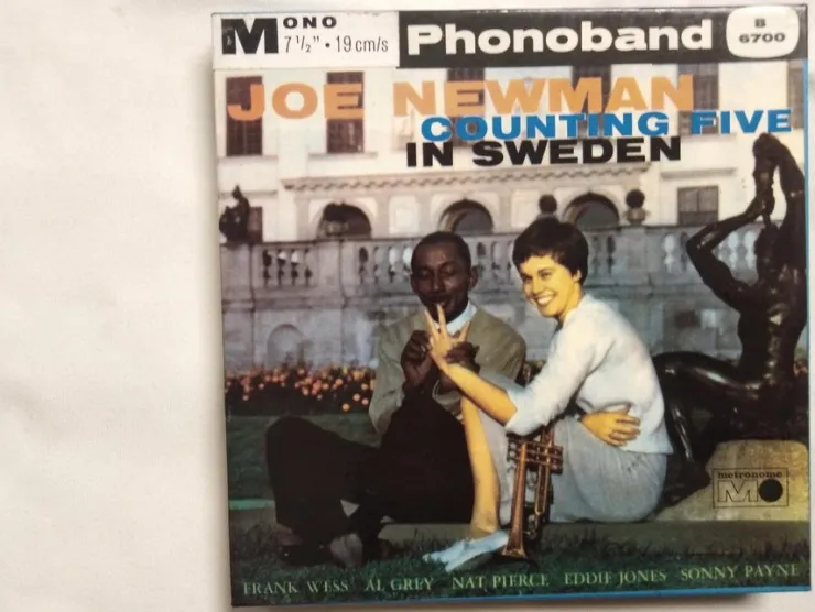 Tradera Joe Newman Counting Five in Sweden Frank Wess Al Grey Nat Pierce Eddie Jones Son| Spolebånd