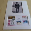 Tradera John Basilone WWII fotografi & USA förstadagsbrev med passepartout| Nordamerika