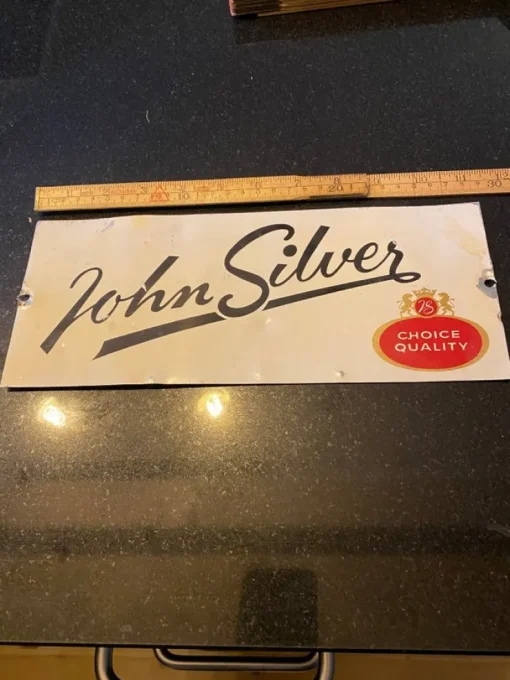 Tradera John Silver Skylt> Skilte
