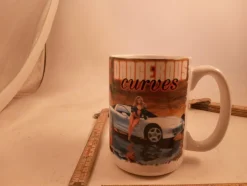 Tradera kaffe mugg chevrolet corvette dangerus curves 222009| Kaffe & Te