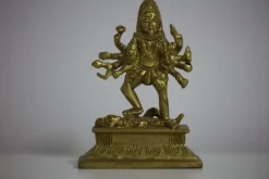 Best Sale Kali - Hinduisk ikon i gjuten mässing - Mycket dekorativ figur 105mm Fint skick Ikoner & Religiøse Genstande