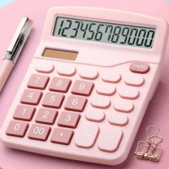 Discount KALKYLATOR ROSA Hjælpemidler