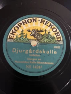 Tradera Kalle Nämdeman. Ekophon NS 1424.| Grammofonplader