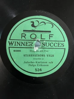 Tradera Karl Jularbo & Helge Eriksson. Rolf Winner Succes 534.| Grammofonplader