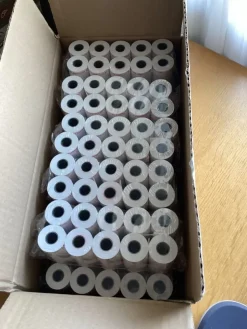 Outlet Kassarullar, thermorullar, 100 st, 57 mm * 14 meter, märkta  Forretningsdrift
