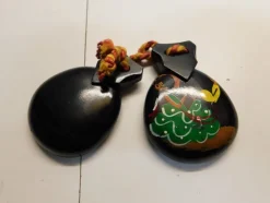 Tradera Kastanjetter Spanien Målade Kastanjetter Låter riktigt bra| Musikinstrumenter