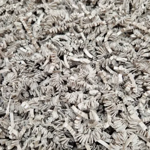 Clearance 1,6kg spring-fill natur oanvänt packmaterial naturfärgat pappers material Forsendelse Og Emballering