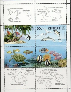 Tradera KIRIBATI - FÅGLAR & HAVETS DJUR**| Oceanien