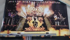 Tradera KISS Konsert Poster 100x70 cm| Musikplakater