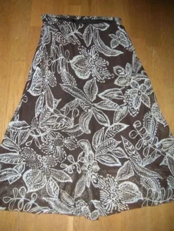 Tradera kjol BRUN chiffon stl 36 Kapp Ahl !> Dametøj
