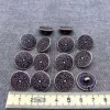 Tradera Knappar, knapp, plast, undersydd, lila, 14 st, 18 mm| Syning & Strik