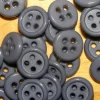Tradera Knappar, retro, 12 st små till barn eller dockkläder, ca 11 mm grå| Syning & Strik
