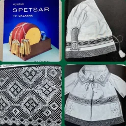 Tradera Knypplade spetsar från Dalarna. Bra skick| Syning & Strik