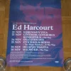 Tradera KONSERTAFFISCH - ED HARCOURT, 22-29 NOVEMBER - Fint Skick!| Musikplakater