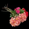 Tradera Konstblommor Ros Hostensia Blommor Blomma| Kunstige Planter