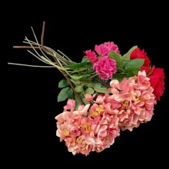 Tradera Konstblommor Ros Hostensia Blommor Blomma| Kunstige Planter