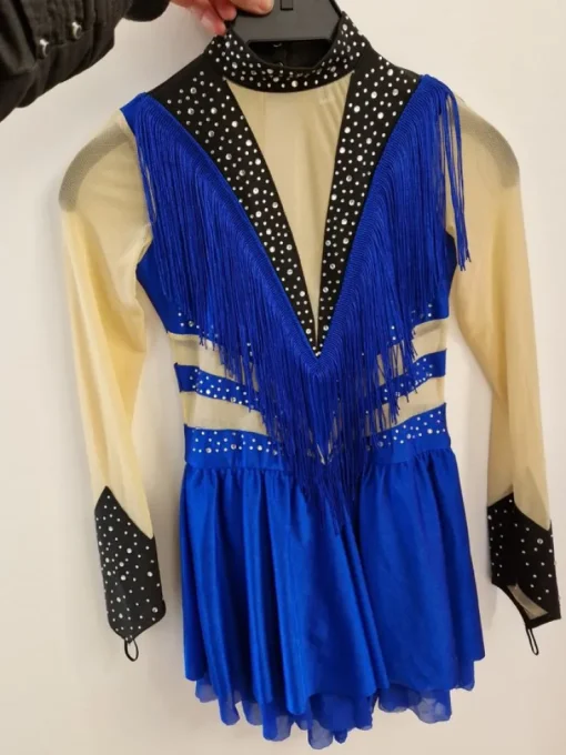Tradera Konståkning Klänning Svart tävlingsdräkt competition dress figure skating> Kunstskøjteløb