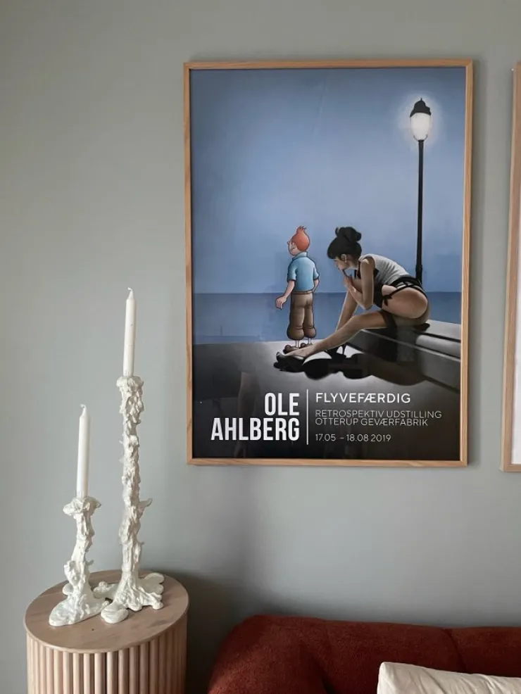 Tradera Konstposter Ole Ahlberg Flyvfärdig| Fotokunst