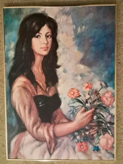 Tradera Konsttryck - Romantisk målning-Signerad Fiume i Trycket| Anden Kunst