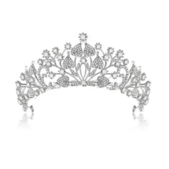 Fashion kristall bröllop hår krona tiara Bryllupstilbehør
