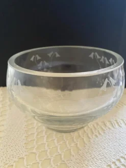 Flash Sale Kristallskål skål signerad LR Glas