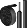 Flash Sale Krympslang svart, 5st x 1 meter, 12mm > 4mm, krymper 3:1, hobby, fritid, hemma El-installation