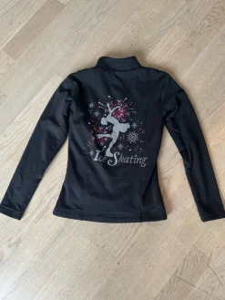 Tradera K-Skate svart fodrad jacka, storlek 8> Kunstskøjteløb