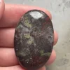 Tradera Äkta Draksten Ädelsten Samlarobjekt, Dekorativ Sten, Handsten, Palmstone 35 g> Ædelsten
