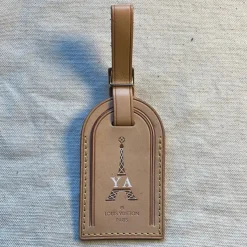 Cheap Äkta Louis Vuitton Bagagetag i vachetta läder. Andet Tilbehør