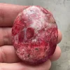 Tradera Äkta Röd Månsten Adular Ädelsten Samlarobjekt, Handsten, Palmstone ca 45 g> Ædelsten