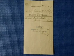 Tradera Kvitto Larsson & Pehrsson Christianstad 1909> Fragtsedler & Fakturaer