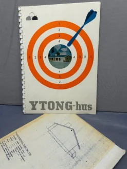 Best Sale Äldre broschyr om Ytong-hus, ritningar, beskrivningar, foto 1963 Byggematerialer