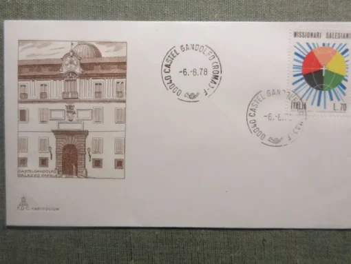 Tradera ÄLDRE FDC (ITALIEN 1978) CASTEL GANDOLFO) ROMA| Europa