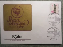 Tradera ÄLDRE FDC (TYSKLAND PAPA NOBISCUM 1980) KÖLN| Europa