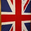 Tradera Äldre flagga i tyg Storbritannien UK> Flag