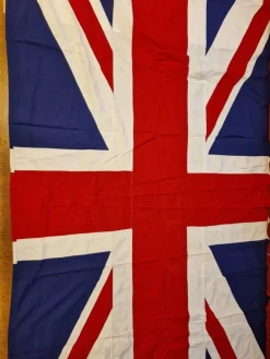 Tradera Äldre flagga i tyg Storbritannien UK> Flag