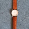 Tradera Äldre Herrklocka - Alpine Quartz - med armband i läder.> Armbåndsure