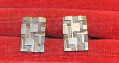 Tradera ÄLDRE MANSCHETTKNAPPAR 830 SILVER.> Manchetknapper